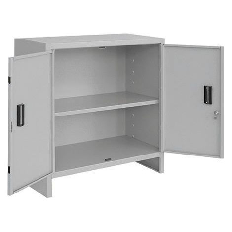 ARMADIO ARMADIETTO BASSO MINI 100X40 CM CON PIANO ALTEZZA 80 CM METALLO UFFICIO