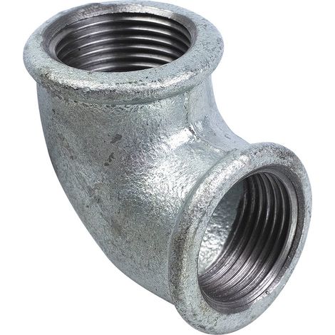 Codo de fundición galvanizado 90 FF15x21