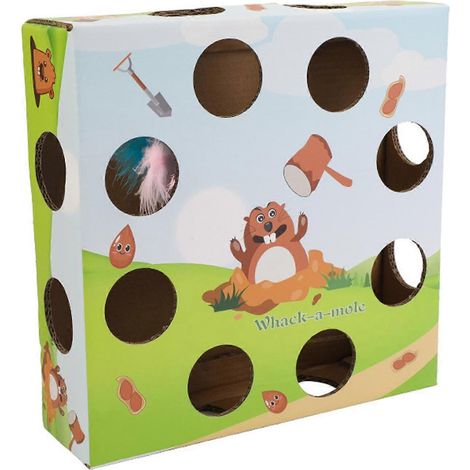 Jouet interactif pour chat, jouet d'éveil automatique robuste pour chatons et exercices d'exercice (1/4)