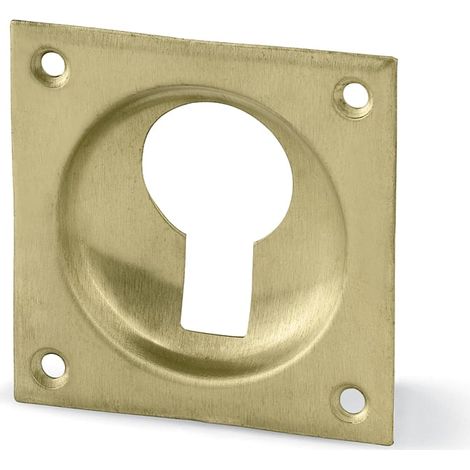 Trou de serrure en laiton Monvado modèle encastré R.328-L (1/2)