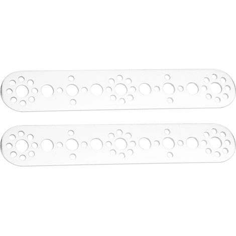 2Pcs Aluminum Plates 9-Holes Replacement Kits Fit for Tetrixrobotics Robot Accessories (1/5)