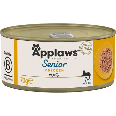 Applaws Alimento Umido Premium 100% Naturale per Gatti Anziani Pollo 70g (1/3)