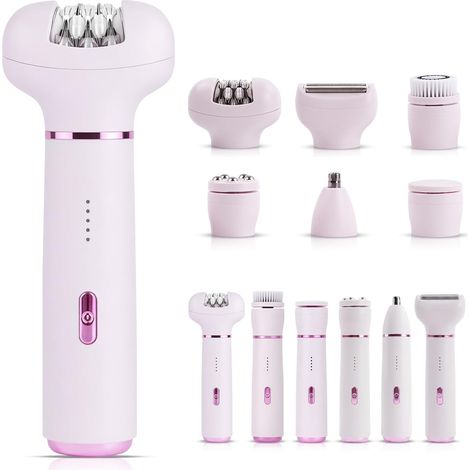 Rasoir Electrique Femme 6 en 1, Tondeuse Intime Femme Humide et Sèche, Tondeuse Bikini (1/5)