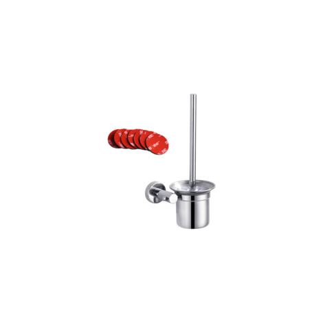 Balayette WC Brosse de Toilette et Support, Kit de Brosse de Nettoyage de Salle de Bain, Brosse pour Toilette en INOX ,32cm (1/5)