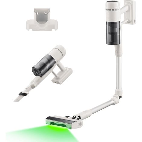 Aspirateur Balai sans Fil, 115 AW, 60 Min d’Autonomie  Tube Pliable 180°, LED Détecte‑Poussière, Brosse Anti‑Emmêlement pour Tapis, Sols et Poils d’Animaux, Léger et Polyvalent (1/5)