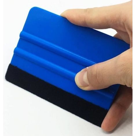 Thank You Blue Glass Window Soft Felt Car Styling Accessories Scraper Squeegee Car Leaf Tool (1/4)