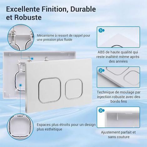 Toilet Control Plate for Sigma 01/20/30, White (1/4)