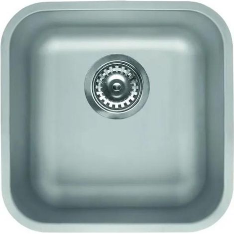 Elleci Space 400 R50 évier inox dimensions 43,6 x 43,6 cm