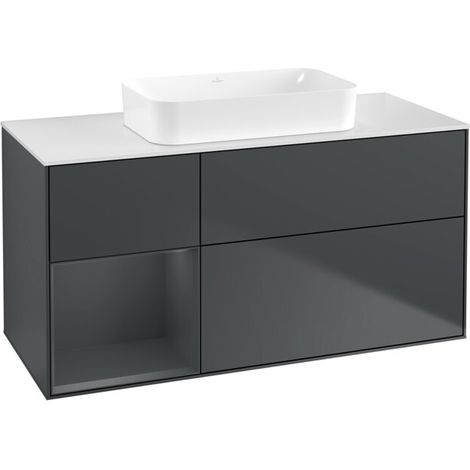 Villeroy & Boch F701HGHG Meuble sous-lavabo Finion F70 (1/2)