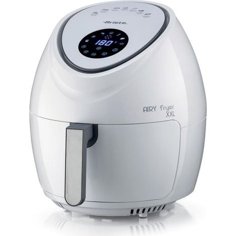 Ariete 4618/03 Heißluftfritteuse, Einzeln, 5,5 l, unabhängig, 1800 W, Edelstahl, weiß