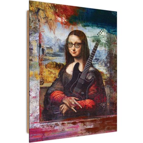 Tableau art rupestre des bois - 40 x 60 cm (1/5)
