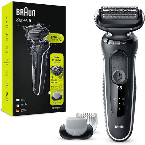 Braun Series 5-51-W1600s Wet & Dry Herrenrasierer schwarz / weiß"-"177394834 (1/5)