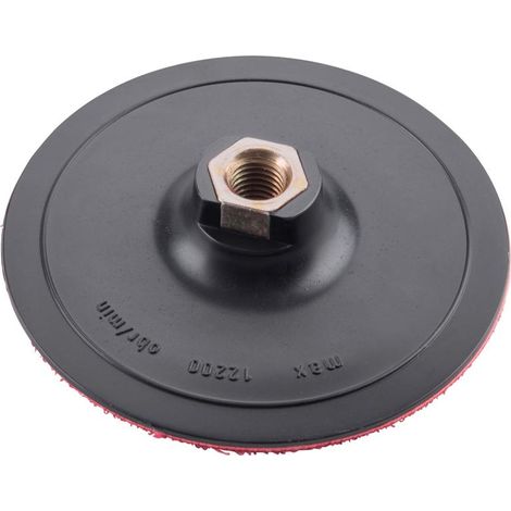 EXTOL Schleifscheibenhalter - M14, Klettverschluss, Durchmesser 125 mm 108500