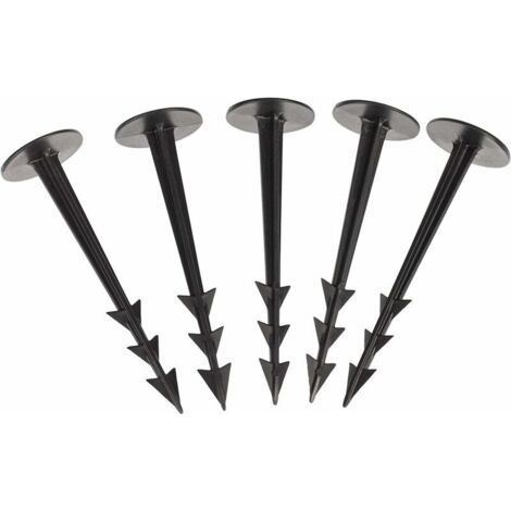 Green Mobility-Lot de 100 piquets de Fixation pour Jardin pour la Fixation des Tissus Anti Mauvaises Herbes (1/5)