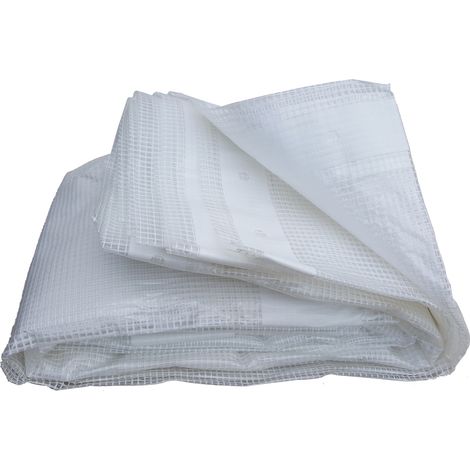 Bâche armée d'échafaudage 170gr/m² Transparent 3.20m x 20m