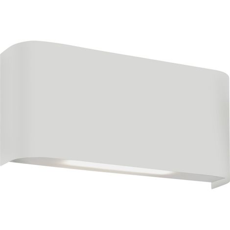 Applique MATCH BOX LED 2L 10W 978lumens 3000k métal blanc up et down (1/3)