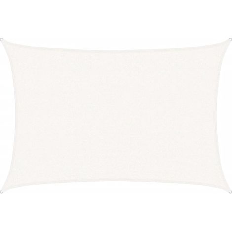 Maison Exclusive - Sonnensegel 160 g/m² Weiß 2,5x3,5 m HDPE