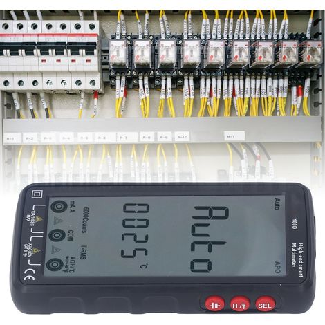 Extra großes, hochpräzises Digitalmultimeter 188B mit WLAN, wiederaufladbarem USB-Anschluss, intelligenten Multifunktionen, hitzebeständig, 1000 V DC oder 750 V AC (1/5)