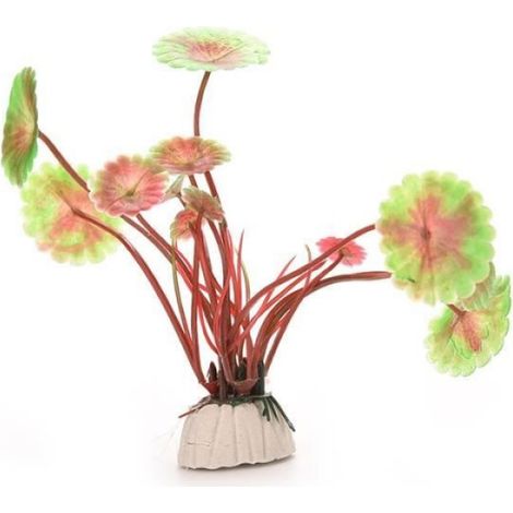 Décoration - aquarium,Plante d'eau artificielle en plastique pour Aquarium, ornement de fleurs, accessoires - Type MARRON (1/4)