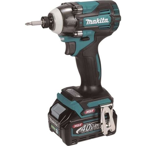 Makita - 40V Akku-Rücklauf-Schraubendreher, 2x Akku 2,5 Ah Li-Ion XGT, Ladegerät TD004GD201 (1/4)