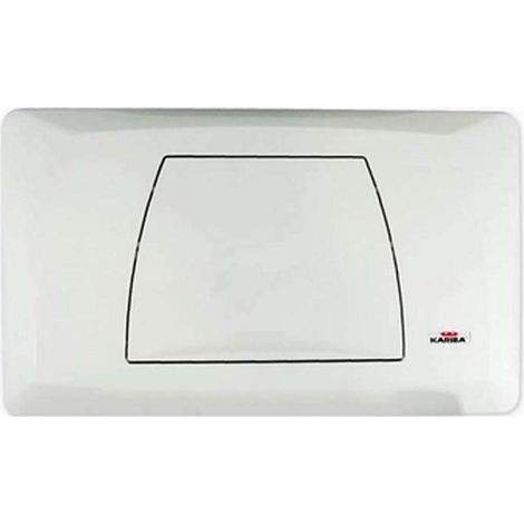 Placca di comando bianca serie mono classic 306300 Kariba