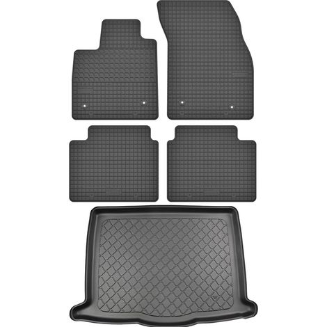 Juego de alfombrillas de goma para coche y alfombrilla para maletero para Ford Focus IV Hatchback desde septiembre de 2018.