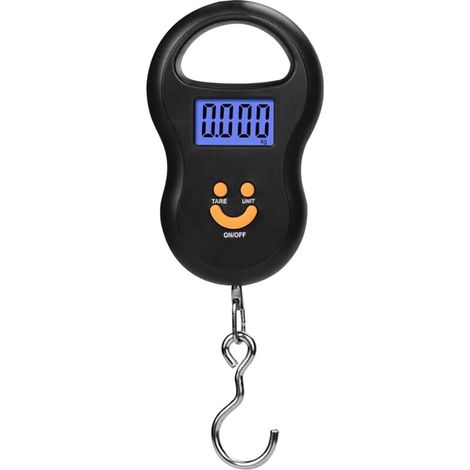 Balances suspendues industrielles Balance numérique électronique de précision Balance de grue 50 kg/10 g Balance numérique LCD Rétroéclairage Poids de pêche Balance de poche Balance à bagages Peut ê