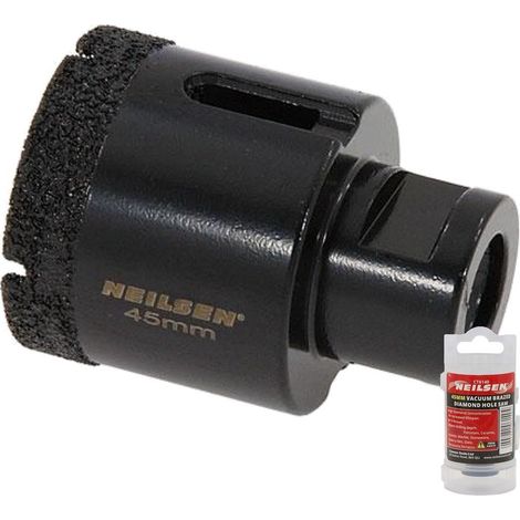 Neilsen 45mm Porcelain Tile Ceramic Stone Diamond Hole Saw Drill Bit M14 Grinder (1/2)