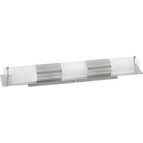 Bagno luce periodico vetro metallo / metallo cromato / trasparente / vetro opale L: 9cm B: 58 centimetri H: 9cm (1/5)