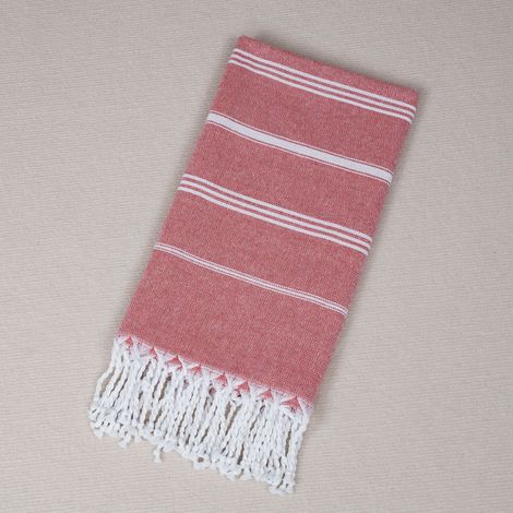 Serviette De Plage en Coton Drap De Plage Couverture Pique Nique Natte De Plage Plaid en Coton Serviette De Bain  Plage Serviette De Plage XXL (Fuchsia)