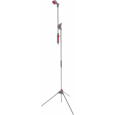 Lance d'arrosage 72 cm en aluminium – Douche 2 en 1 avec pomme orientable – Raccord rapide 1/2" – Réglage débit d'eau continu