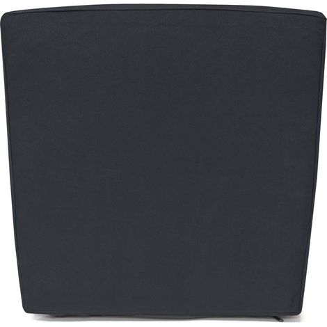 8 housses de siège anthracite pour chaise de jardin, polyester, 46,5 x 47,5 cm (1/4)