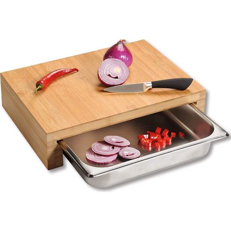 Kesper 5835413 Tagliere con Contenitore di Raccolta, FSC (1/5)