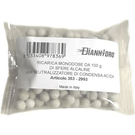 RICARICA MONODOSE PER NEUTRALIZZATORE DI CONDENSA ACIDA 100 gr