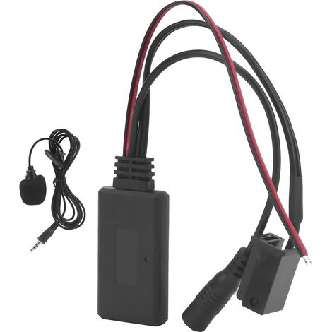 Adaptateur Audio Bluetooth 5.0 AUX avec Microphone Kit Mains Libres 8 Broches pour Autoradio Ford 5000/6000 CD (1/5)