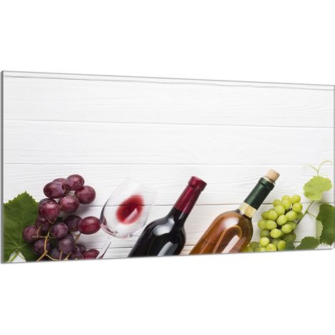 Glas-Herdplattenschutz 90x52 Wein