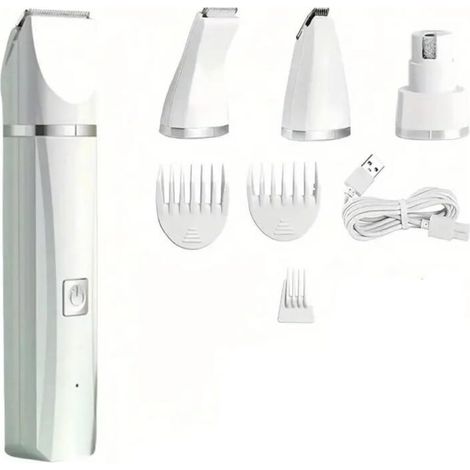 tondeuse pour le toilettage des animaux - [blanc cassé ]Tondeuse à cheveux 4 en 1 (1/5)