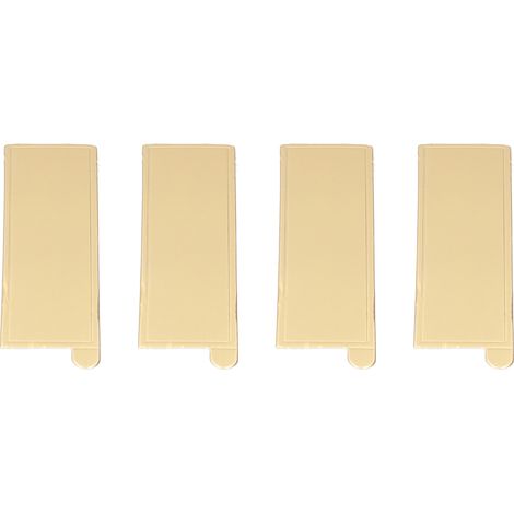 100 Pièces Plateaux Rectangulaires en Mousse pour Gâteaux, Supports à Cupcakes, Présentation de Desserts, Outils de Décoration en Carton (1/5)