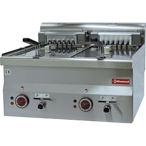 Friteuse s-powerful électrique 2x 10 litres - Diamond (1/4)
