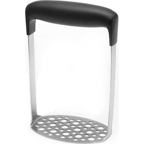 Pilon à purée en acier inoxydable, presse-purée manuel pour pommes de terre, outil de cuisine pour écraser patates douces (1/5)