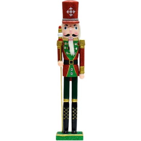 Figurine Casse-Noisette de Noël, statuette décorative pour salon, bureau ou étagère (1/4)