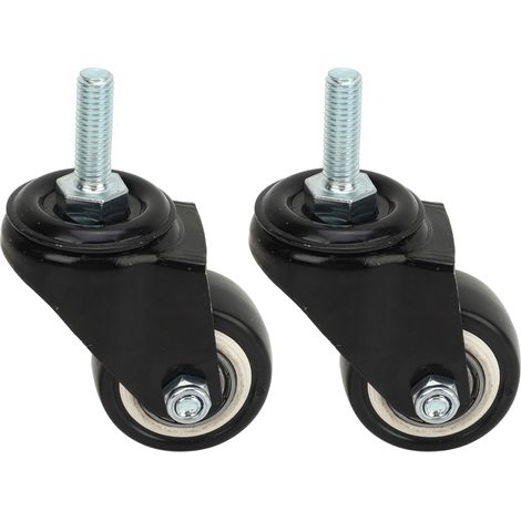 1 Paire de Roues de Remplacement pour Valise, Roulettes Pivotantes pour Bagages (1/5)