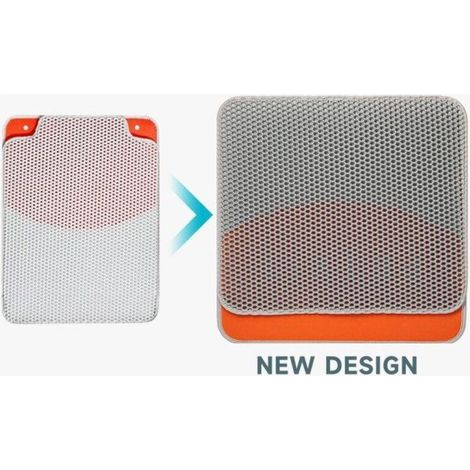 Adatto per il tappetino per lettiera per gatti PETKIT, grigio e arancione, Pet Sandpit Pro Gadgets (1/5)