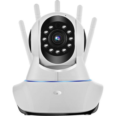 Caméra de Sécurité Extérieure - Caméra WiFi Sans Fil pour Système de Sécurité Domestique avec Vue à 360°, Détection de Mouvement, Suivi Automatique, Conversation Bidirectionnelle, Vision Nocturne 1080 (1/5)