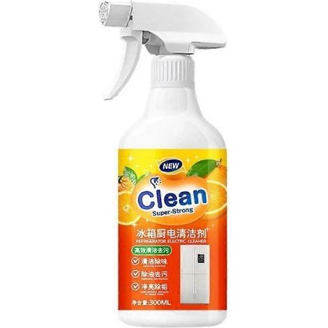 Nettoyant multi-usages 300 ml pour réfrigérateur et appareils de cuisine : dégraissage et détachage. mousse douce (1/4)