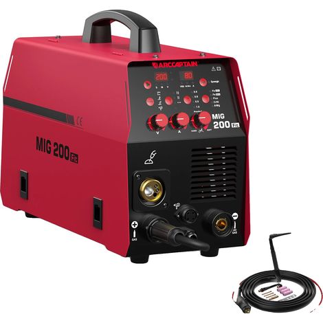 Machine de soudage MIG, sortie 200A, fonctionnalité polyvalente, A - Torche TIG (1/2)