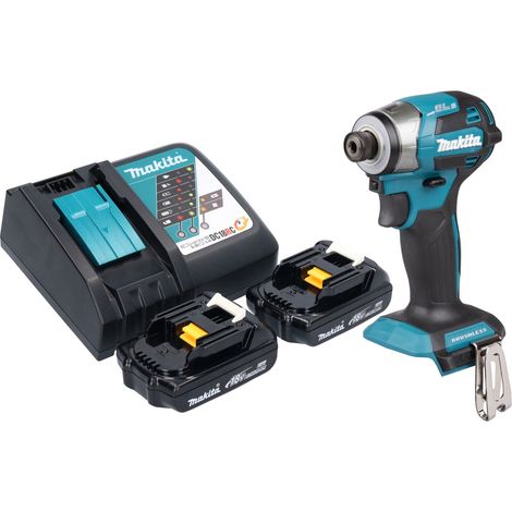 Avvitatore a impulsi a batteria Makita DTD 173 RY 18 V 180 Nm 1/4" brushless + 2x batteria ricaricabile 1,5 Ah + caricatore