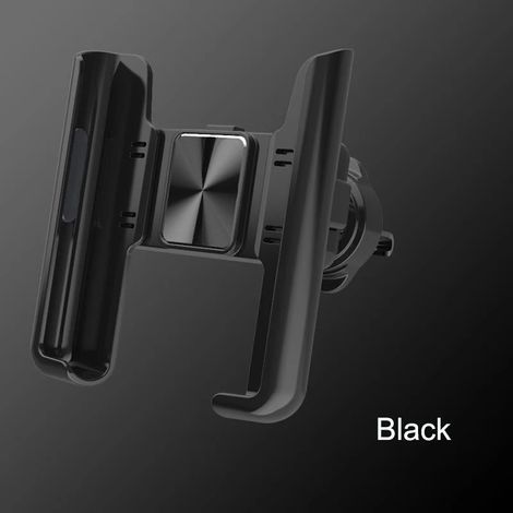 Support de téléphone de voiture rotatif à 360° compatible avec tous les téléphones portables, fixation universelle par gravité sur la grille d'aération, compatible GPS. (1/5)