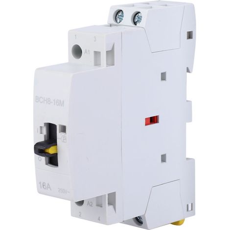 Modulares Schütz BCH8-16M 16A 2P 24V AC, Handschalter, 1Ö 1Ö, Haushaltsgebrauch (1/5)
