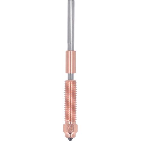 Buse imprimante 3D 0.4mm en alliage de cuivre et acier trempé avec rupture thermique en alliage de titane pour K1C K1 Maximum (1/5)